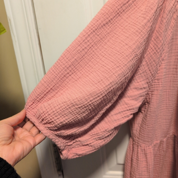 Joe Fresh Light Pink Midi Dress - Picture 4 of 9